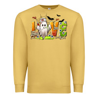 Antique Gold Love Nurse Halloween Premium Sweatshirt - texasbilliewilder