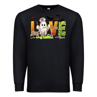 Black Love Nurse Halloween Premium Sweatshirt - texasbilliewilder
