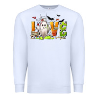 White Love Nurse Halloween Premium Sweatshirt - texasbilliewilder