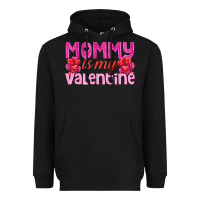 Black mommy is valentine Heavyweight Hoodie - texasbilliewilder