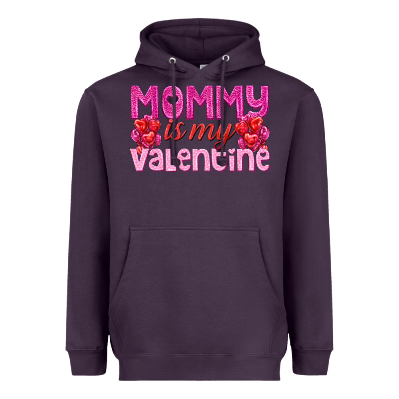 Mommy Is Valentine Heavyweight Hoodie by texasbilliewilder | Teevron
