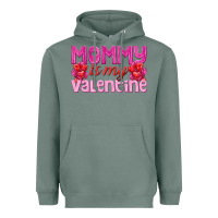 Sage mommy is valentine Heavyweight Hoodie - texasbilliewilder
