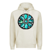 Oatmeal Heather gemstone Premium Hoodie - JahusDesignShop