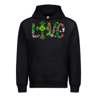 Black Western St. Patrick's Day Love Cross Urban Hoodie - Artiststas