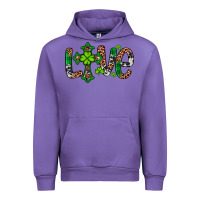 Tulip Western St. Patrick's Day Love Cross Urban Hoodie - Artiststas