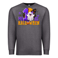 Charcoal Heather My 1st Halloween Premium Sweatshirt - texasbilliewilder