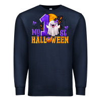 Navy My 1st Halloween Premium Sweatshirt - texasbilliewilder