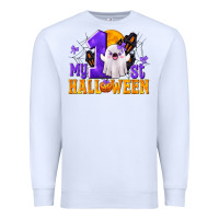 White My 1st Halloween Premium Sweatshirt - texasbilliewilder