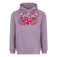 Lavender valentines day mamas boy Heavyweight Hoodie - texasbilliewilder