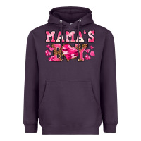 Plum valentines day mamas boy Heavyweight Hoodie - texasbilliewilder