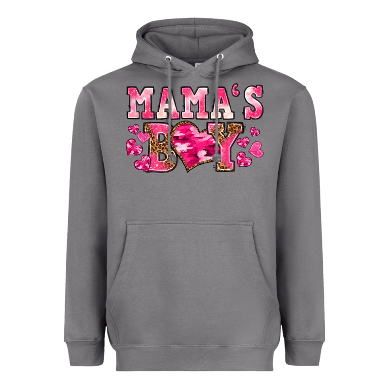 Valentines Day Mamas Boy Heavyweight Hoodie by texasbilliewilder | Teevron