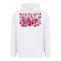 White valentines day mamas boy Heavyweight Hoodie - texasbilliewilder