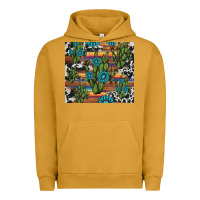 Pigment Peanut Butter cactus gemstone Urban Hoodie - AdoDesignShop