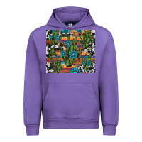 Tulip cactus gemstone Urban Hoodie - AdoDesignShop
