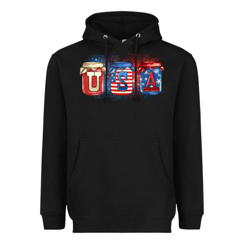 Usa Mason Jars Heavyweight Hoodie by Zillion Design Studio | Teevron