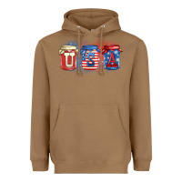 Toasted Coconut usa mason jars Heavyweight Hoodie - Zillion Design Studio