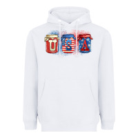 White usa mason jars Heavyweight Hoodie - Zillion Design Studio