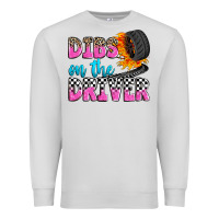 Dove Grey dibs on the driver Premium Sweatshirt - Zillion Design Studio