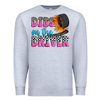 Heather Grey dibs on the driver Premium Sweatshirt - Zillion Design Studio