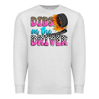 Oatmeal Heather dibs on the driver Premium Sweatshirt - Zillion Design Studio