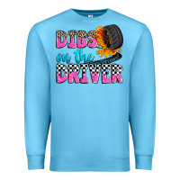 Ocean Blue dibs on the driver Premium Sweatshirt - Zillion Design Studio