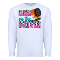 White dibs on the driver Premium Sweatshirt - Zillion Design Studio