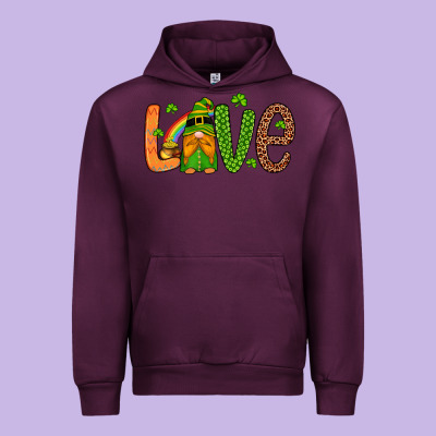 Love Gnome Urban Hoodie Designed By Artiststas