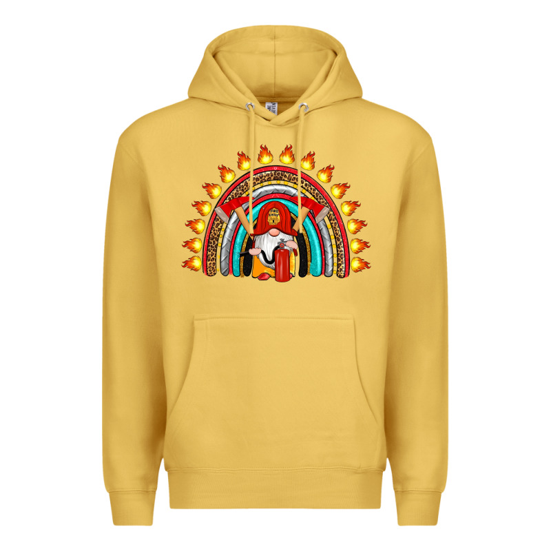 Firefighter Gnomes Rainbow Premium Hoodie by Artiststas | Teevron