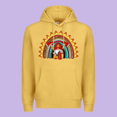 Firefighter Gnomes Rainbow Premium Hoodie Designed By Artiststas