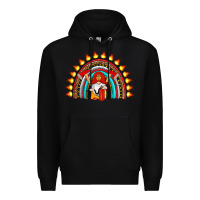 Black firefighter gnomes rainbow Premium Hoodie - Artiststas