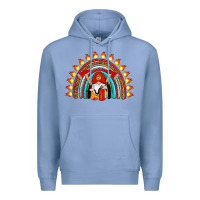 Colony Blue firefighter gnomes rainbow Premium Hoodie - Artiststas