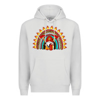 Dove Grey firefighter gnomes rainbow Premium Hoodie - Artiststas