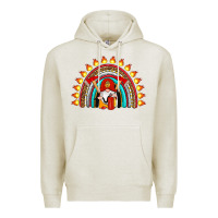 Oatmeal Heather firefighter gnomes rainbow Premium Hoodie - Artiststas