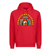 Red firefighter gnomes rainbow Premium Hoodie - Artiststas