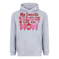Heather Grey my favorite valentine call me mom Heavyweight Hoodie - texasbilliewilder