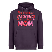 Plum my favorite valentine call me mom Heavyweight Hoodie - texasbilliewilder