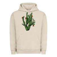 Pigment French Oak cactus with flowers Urban Hoodie - AdoDesignShop