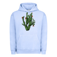 Pigment Grape Ice cactus with flowers Urban Hoodie - AdoDesignShop