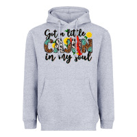 Heather Grey got a little cajun in my soul Heavyweight Hoodie - texasbilliewilder