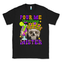 Black skull pour me something mister Classic Tee - FaDigitalArtStudio