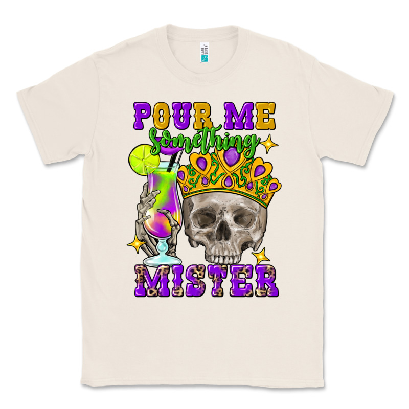 Skull Pour Me Something Mister Classic Tee by FaDigitalArtStudio | Teevron