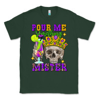 Sports Green skull pour me something mister Classic Tee - FaDigitalArtStudio