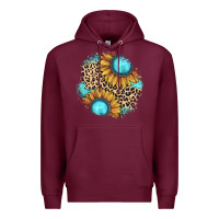 Burgundy gemstone leopard patch Premium Hoodie - JahusDesignShop