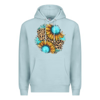 Blue Mist gemstone leopard patch Premium Hoodie - JahusDesignShop