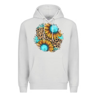 Dove Grey gemstone leopard patch Premium Hoodie - JahusDesignShop