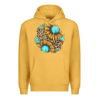 Mustard gemstone leopard patch Premium Hoodie - JahusDesignShop