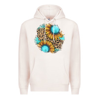 Pale Pink gemstone leopard patch Premium Hoodie - JahusDesignShop