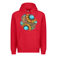 Red gemstone leopard patch Premium Hoodie - JahusDesignShop