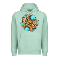 Seafoam gemstone leopard patch Premium Hoodie - JahusDesignShop