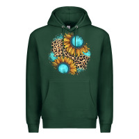 Sports Green gemstone leopard patch Premium Hoodie - JahusDesignShop
